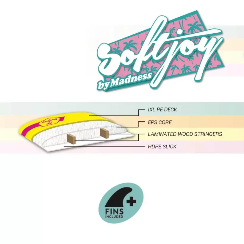 Surfplank Softjoy Olmek 6'0"