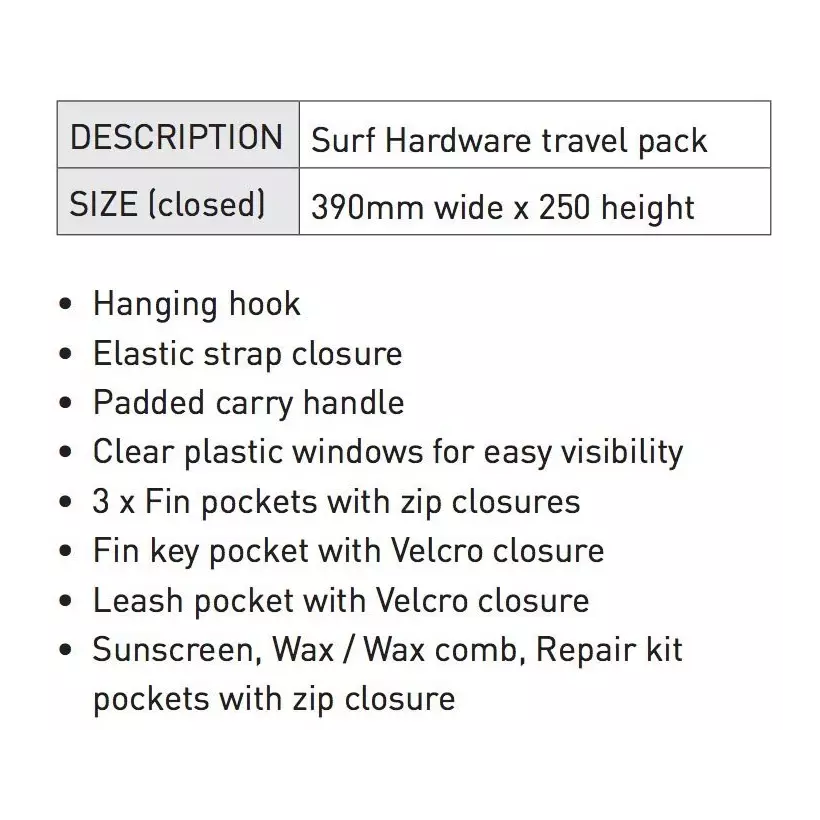 Esuche für zubehör Ocean & Earth surf locker 3 Fold