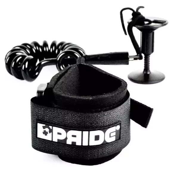 Leash de bodyboard Pride standard wrist Black