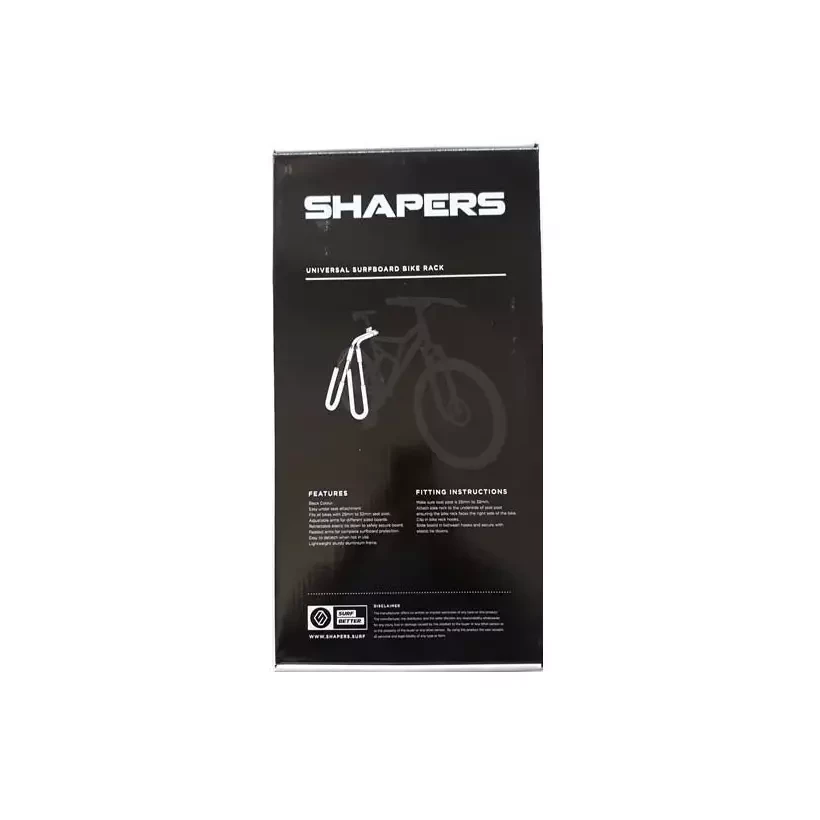 Support de planche de surf pour vélo Shapers