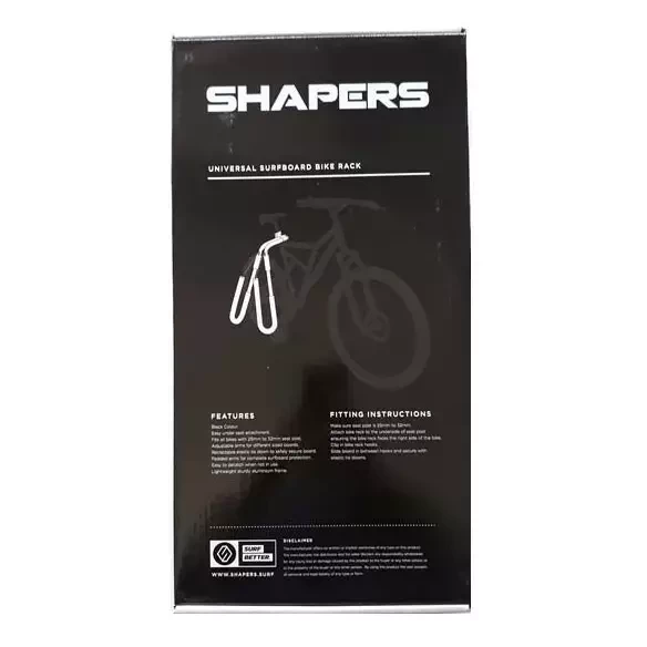 Ondersteuning surfplank fiets Shapers