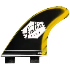 Finnen Feather Fins Fiberglass Yellow & Black