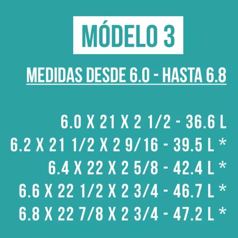 Foam pre shapeado Teccel modelo 3