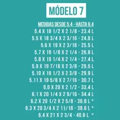 Foam pre shapeado Teccel modelo 7 2