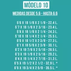 Prancha de foam pre-shapeado Teccel modelo 10 2