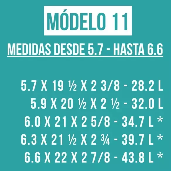Foam pre shapeado Teccel modelo 11