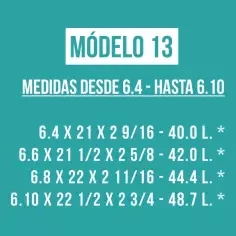 Foam pre shapeado Teccel modelo 13 2