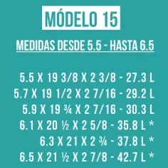 Foam pre-shaped Teccel modello 15 2