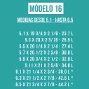Foam pre shapeado Teccel modell 16