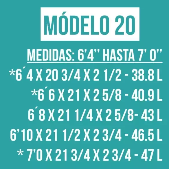 Schuim pre shapeado Teccel model 20