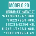 Foam pre-shaped Teccel modello 20