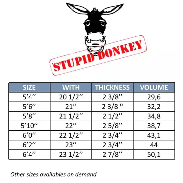 Tavola da surf MS Stupid Donkey CFE