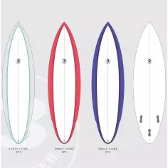 Tabla de surf Simon Anderson Single Flyer Rounded Pin 2