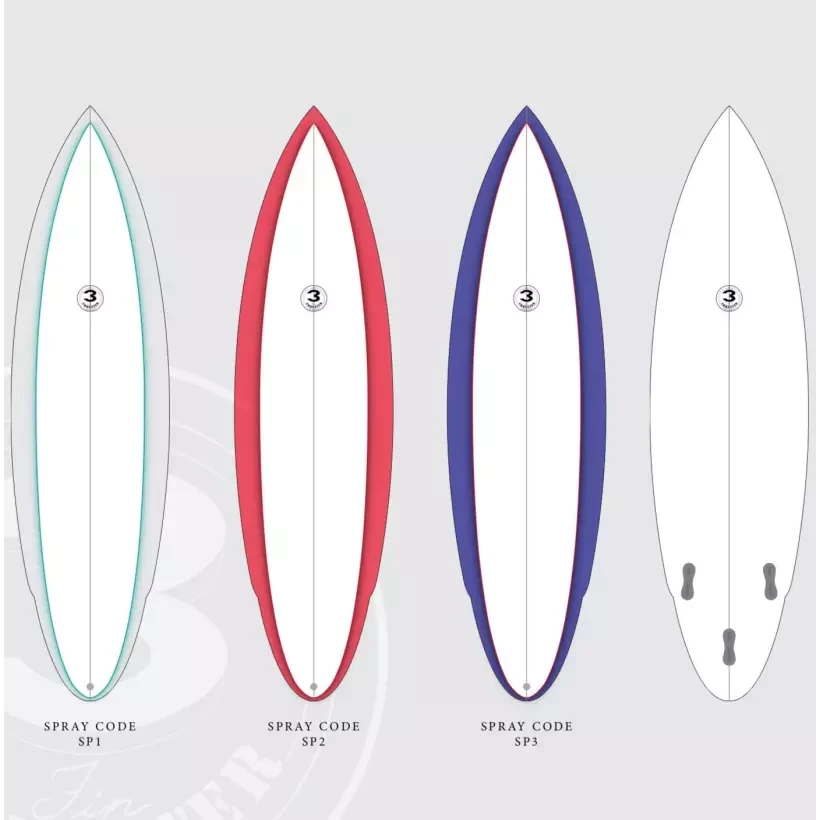 Surfboard Simon Anderson Single Flyer Rounded Pin