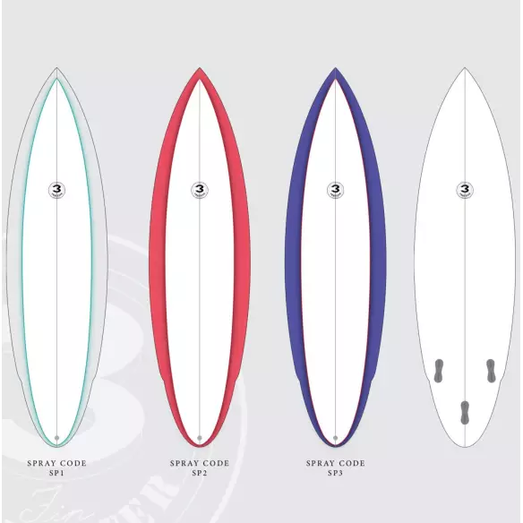 Tavola da surf Simon Anderson Single Flyer Rounded Pin