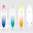 Surfbretter Simon Anderson Single Flyer Round Square