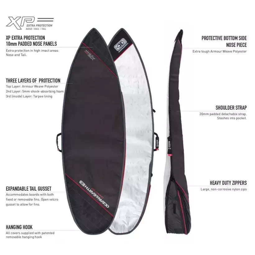 Capa Ocean & Earth Compact Day Shortboard Silver