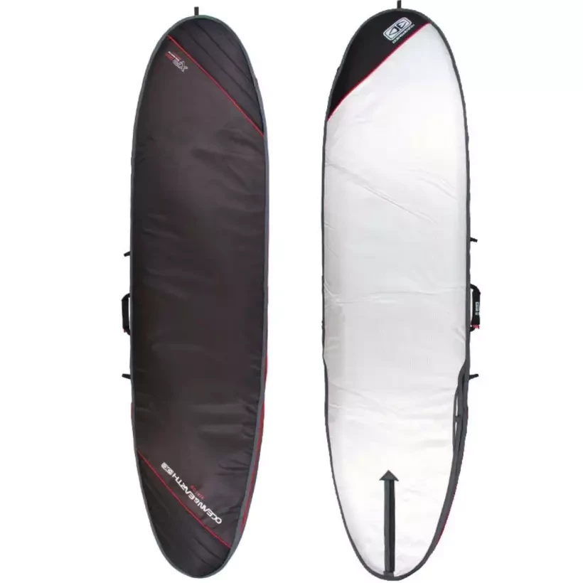 Funda Ocean & Earth Aircon Longboard Black/Red