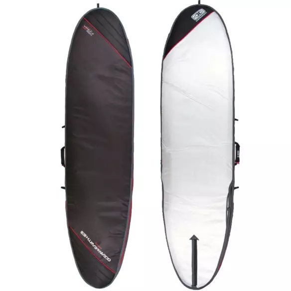 Funda Ocean & Earth Aircon Longboard Black/Red