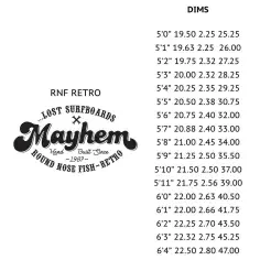 Surfboard Lost RNF Retro 2