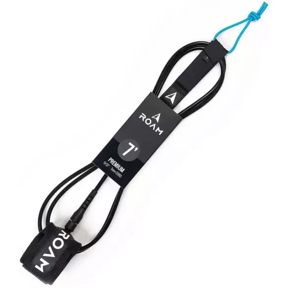Leash surf Roam Premium Longboard Ankle Black