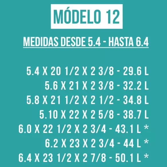 Foam pre shapeado EPS modell 12