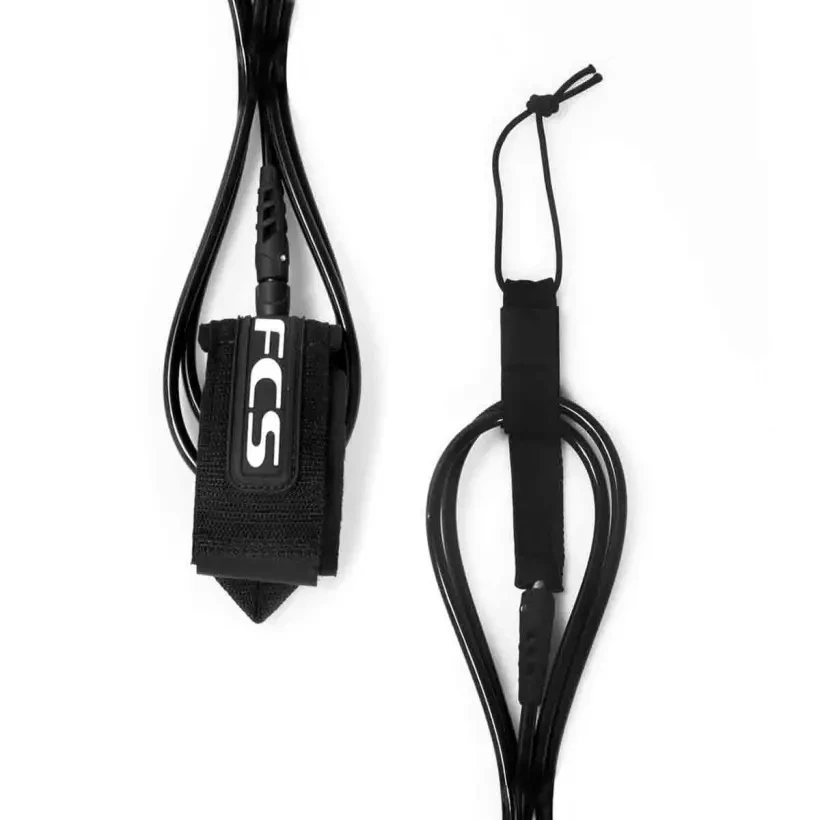 Leash de surf FCS Classic Regular Black