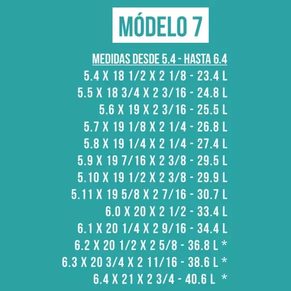 Schuim pre shapeado EPS model 7