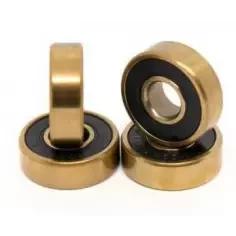 skateboard Bearings Mosaic Titanium 1 ABEC 7 608RS Black 2