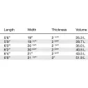 Tabla de surf NSP Hybrid Element White
