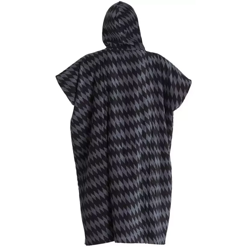 Poncho Billabong Grey Diamonds