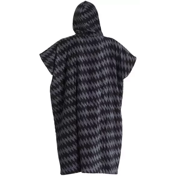 Poncho Billabong Grey Diamonds