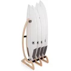 Ocean & Earth Timber Free standing rax for 4 surfboards 2