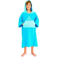 Poncho Junior Surf Logic cyan&turquesa