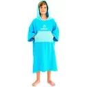 Poncho Junior Surf Logic cyan&turquoise
