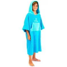 Poncho Junior Surf Logic cyan&turquesa 2