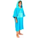 Poncho Junior Surf Logic cyan&turquesa