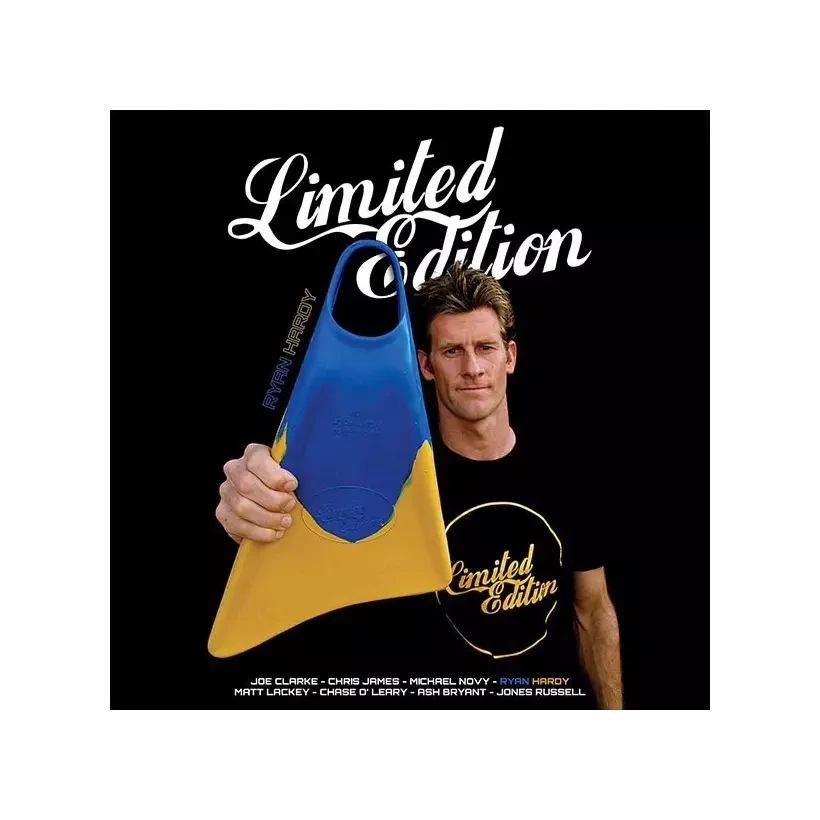 Swimfins Limited Edition Ryan Hardy Blue/Gold