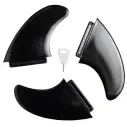 Tabla de surf softboard Ryder Apprentice Thruster Black