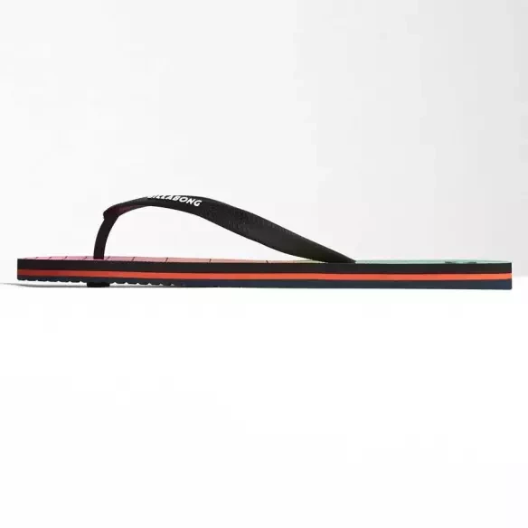 Flip Flops Billabong Tides Print Boy rojo red