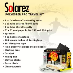 Kit de reparación Solarez Pro travel Poliester 2
