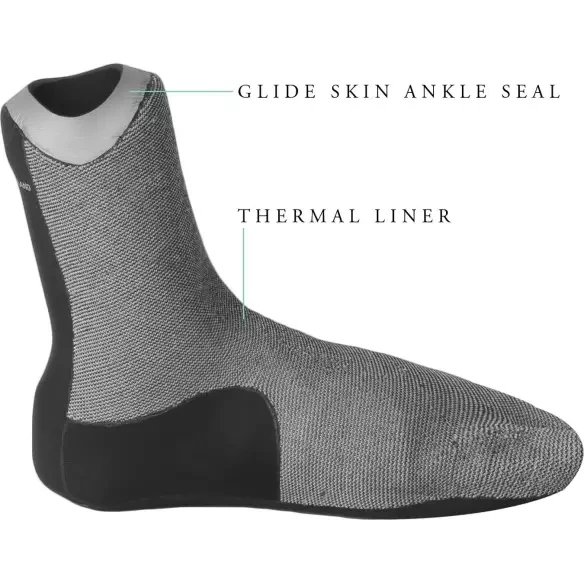 Socken Vissla 7 Seas Round Toe 5mm