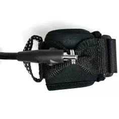 Leash für bodyboard Funkshen Single Swivel Wrist Black/White 2