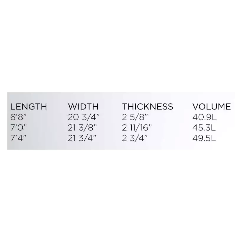 Tabla de surf Firewire Seaside & Beyond