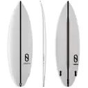Surfboard Slater Designs Flat Earth LFT Black/White