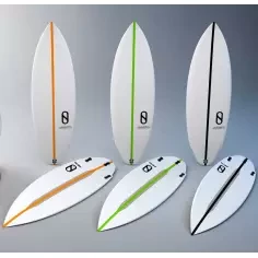 Tavola Da Surf Slater Designs Flat Earth LFT Nero/bianco 2