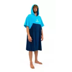 Poncho handdoek Surf Logic Cyan & Navy 2