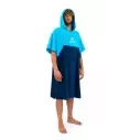 Poncho Surf Logic Cyan & Navy