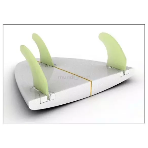 Set mit 3 Plugs M-Fins Dual Tab