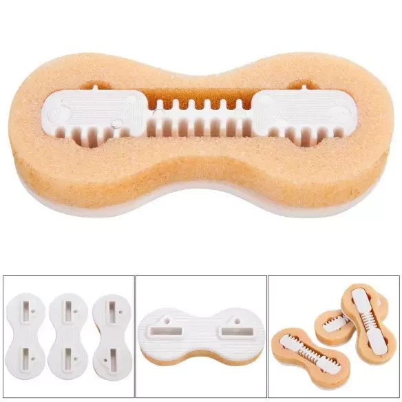 Set van 3 Plugs M-Fins Dual Tab